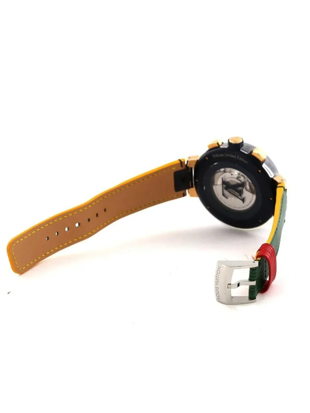Louis Vuitton Tambour Chrono Damier Edge coating Luto Rainbow Pvdxpg Limited